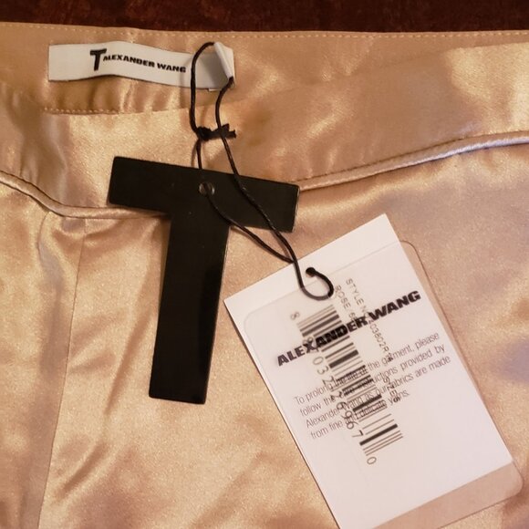 T by Alexander Wang Satin Shorts NEW - Picture 7 of 10